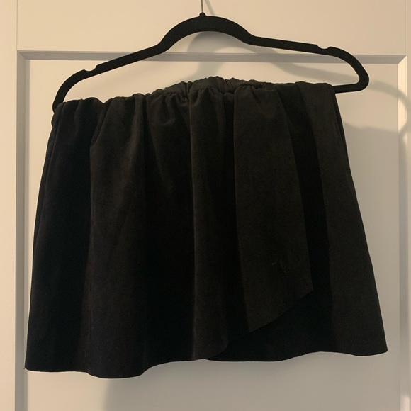 2/$25 Wilfred Free Nescher Suede Skirt Black - Picture 2 of 6